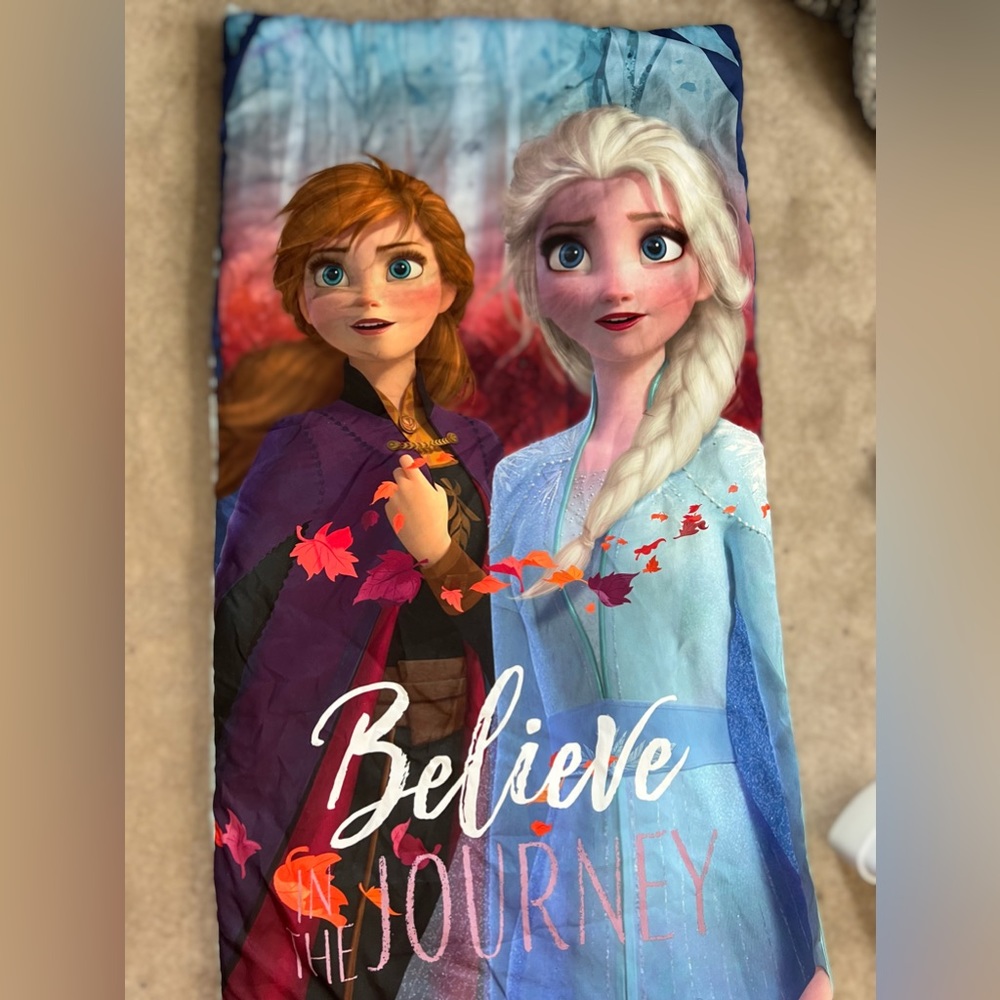 Kids size “Frozen” Ana & Elsa Sleeping bag